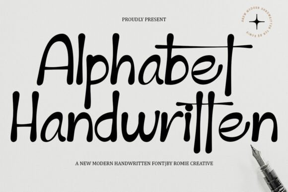 Alphabet Handwritten: The Modern Font for Creative Impact