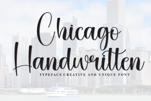 Chicago Handwritten: Urban Charm for Modern Design