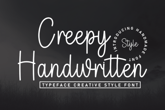 Creepy Handwritten Font: Whimsy for Modern Design