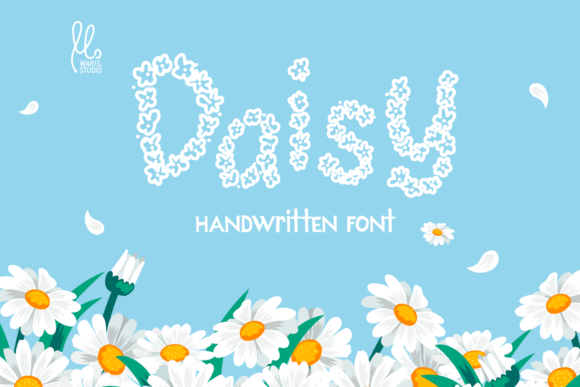 Daisy Handwritten: Floral Script Font for Creative Designs