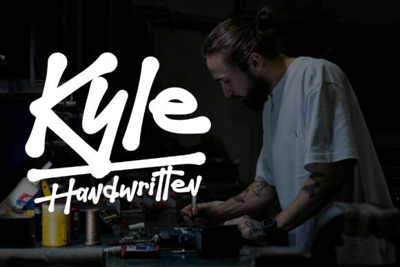 Elevate Your Design with Kyle Handwritten Typography