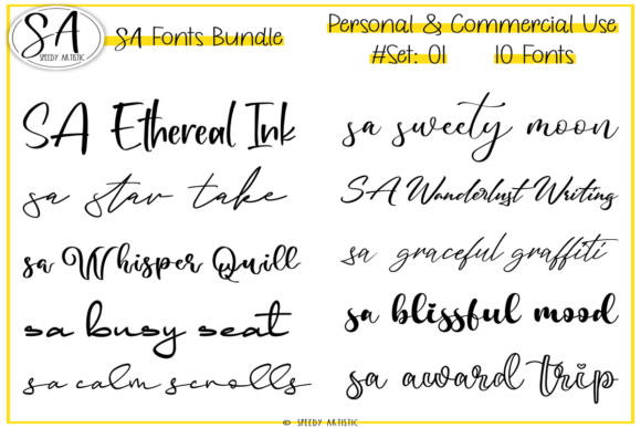 Elevate Your Designs with Script and Handwritten Bundle 1