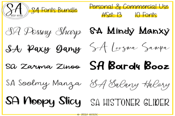 Elevate Your Designs with Script and Handwritten Bundle 13