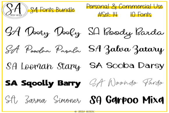 Elevate Your Designs with Script and Handwritten Bundle 14