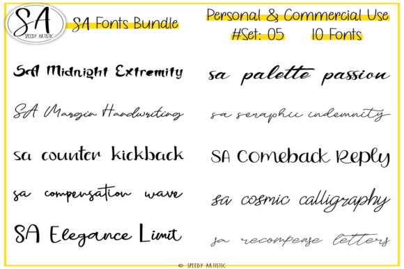 Elevate Your Designs with the Script and Handwritten Bundle 5