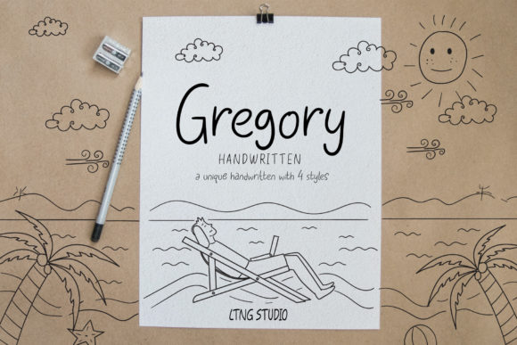 Gregory Handwritten: Elevate Your Design with Authentic Typography