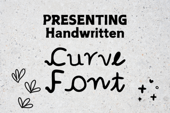 Handwritten Curve: A Playful Font for Personal Design