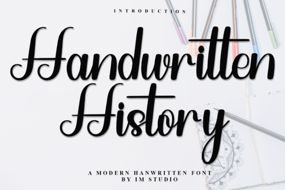 Handwritten History: A Festive Typeface for Charming Designs