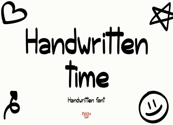 Handwritten Time: Bold Typography for Impactful Designs