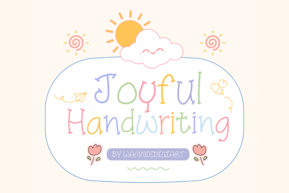 Joyful Handwritten: The Typeface That Radiates Positivity