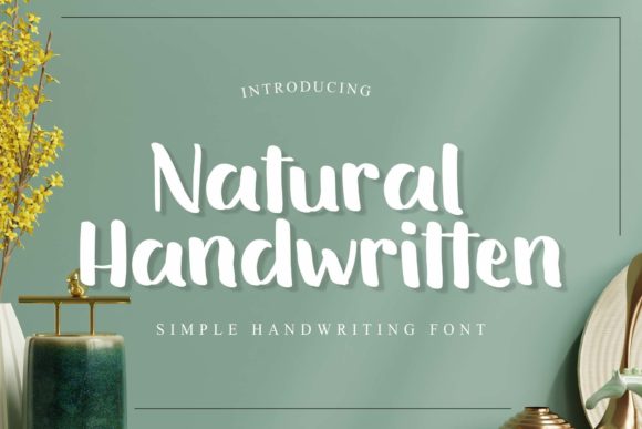 Natural Handwritten: A Modern Font for Authentic Design