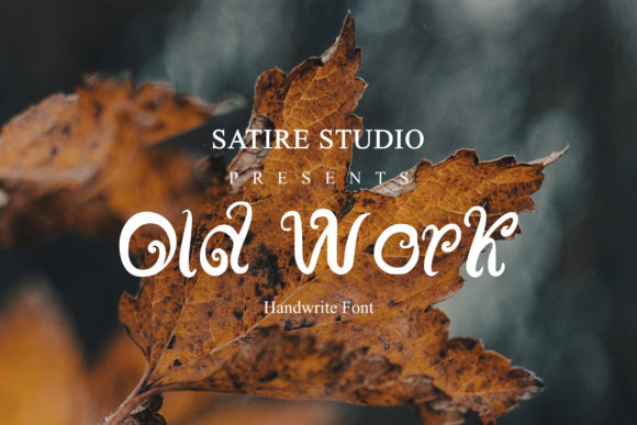 Old Work - Handwritten: Timeless Elegance for Modern Design