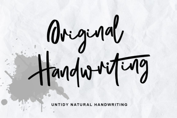 Original Handwritten: Elevate Your Design with Authentic Script
