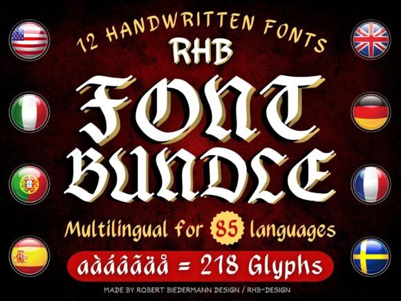 RHB Handwritten Bundle: Elevate Your Design with Authentic Typography