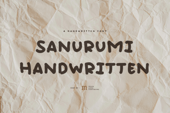 Sanurumi Handwritten: A Font for Modern, Authentic Design