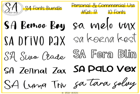 Script and Handwritten Bundle: 10 TTF Fonts for Creators