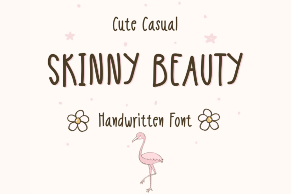 Skinny Beauty Handwritten: Elevate Your Visual Design