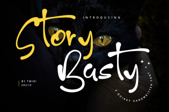 Story Basty: A Quirky Handwritten Font for Authentic Design