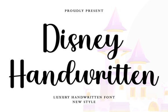 The Sweet Script of Disney Handwritten